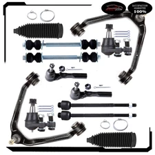 For 99-06 GMC Sierra 1500 12Pcs Front Tie Rod Control Arm w Ball Joints Sway Bar
