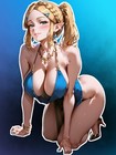 Anime Waifu Legend Of Zelda Princess Zelda Nsfw Vinyl Sticker 6"