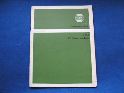 その他 30L-1 Linear Amplifire Instruction Book 30L-1 Linear Amplifire Instruction Book