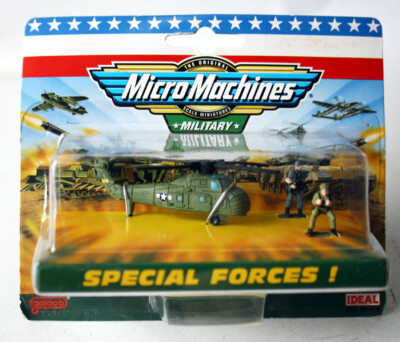 VINTAGE 90'S MICRO MACHINES MILITARY SPECIAL FORCES HELICOPTER