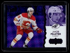 2023-24 Upper Deck Ice Purple Parallel Jakob Pelletier Rookie #111