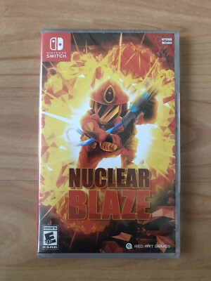 Nuclear Blaze Nintendo Switch Brandneu Sealed 2023 Rot Art Spiele