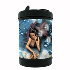 Ocean View D9 Black Metal Car Ashtray / Mini Trashcan