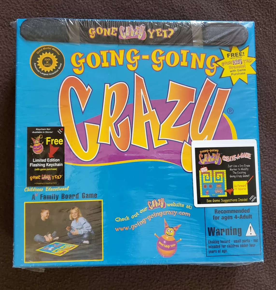 Going Going Crazy - Family Board Game - Ages 4 to Adult NEW SEALED