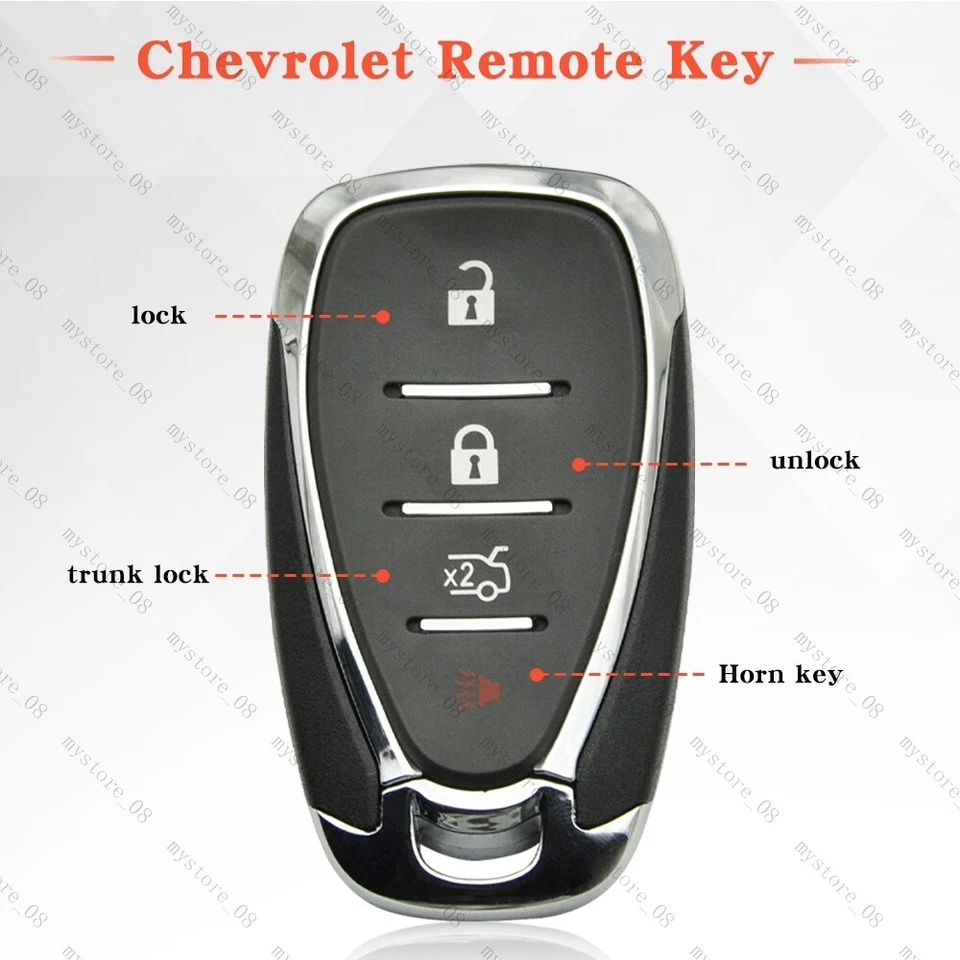 For Chevrolet Camaro Cruze Malibu 2016 2017 2018 2019 2020 2021 Remote Key FOB - Изображение 3 из 4