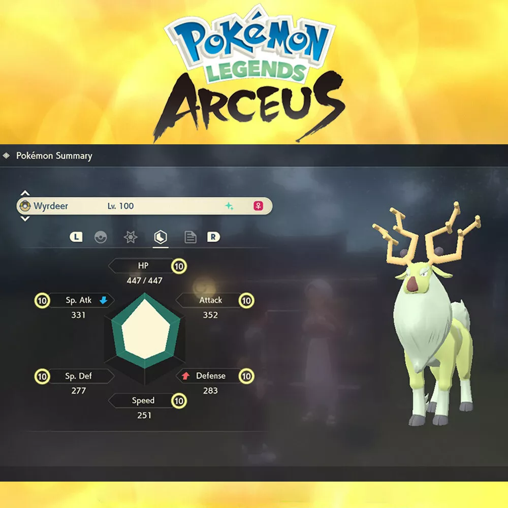 Shiny Arceus Max Stats // Pokemon Legends: Arceus OR Brilliant