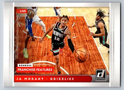 2021 Donruss #4 Ja Morant Grizzlies  Franchise Features