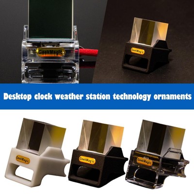 Digital Display Multi functional Creative Time Desktop Clock Station P7R9