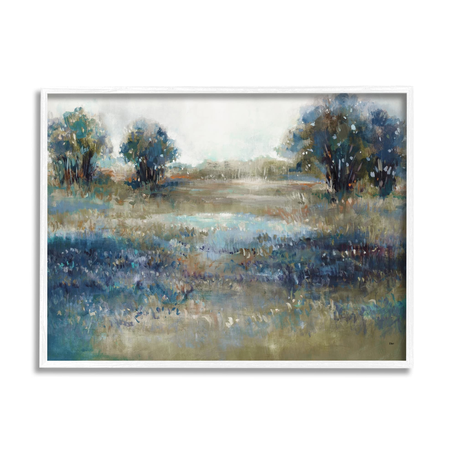 Impressionist Nature Composition Framed Wall Art, Design by K. Nari