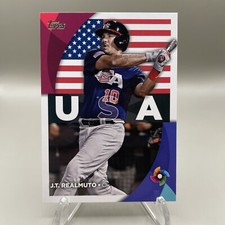 2023 Topps Series 2 - World Baseball Classic Stars Black #WBC-32 J.T. Realmuto