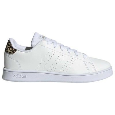 Women's Shoes Casual ADIDAS Advantage White Sneaker Tennis Walk Leopard |  eBay