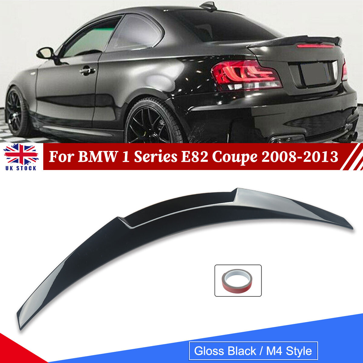 LIP SPOILER AILERON BMW SÉRIE 1 E82 (3 Portas Coupé) E88 (descapotável
