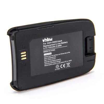 VHBW Batterie pour Samsung SGH-D600 700mAh
