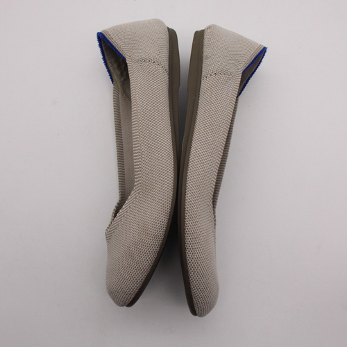 Rothy's The Flats Shoes Women's 8 Gray Knit Slip On Comfort Round Toe - Picture 7 of 10