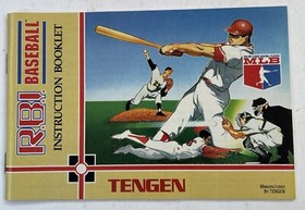 R.B.I. RBI Baseball tengen gold CIB Nintendo NES rare black cart