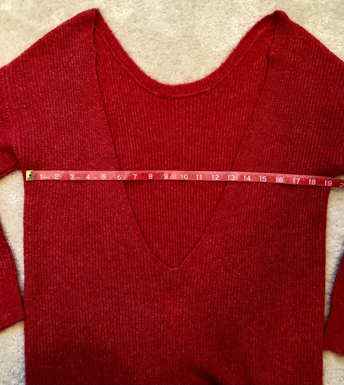 VALENTINO Abito rosso Molly Bracken TG M My Valentine perfetto taglio basso schiena