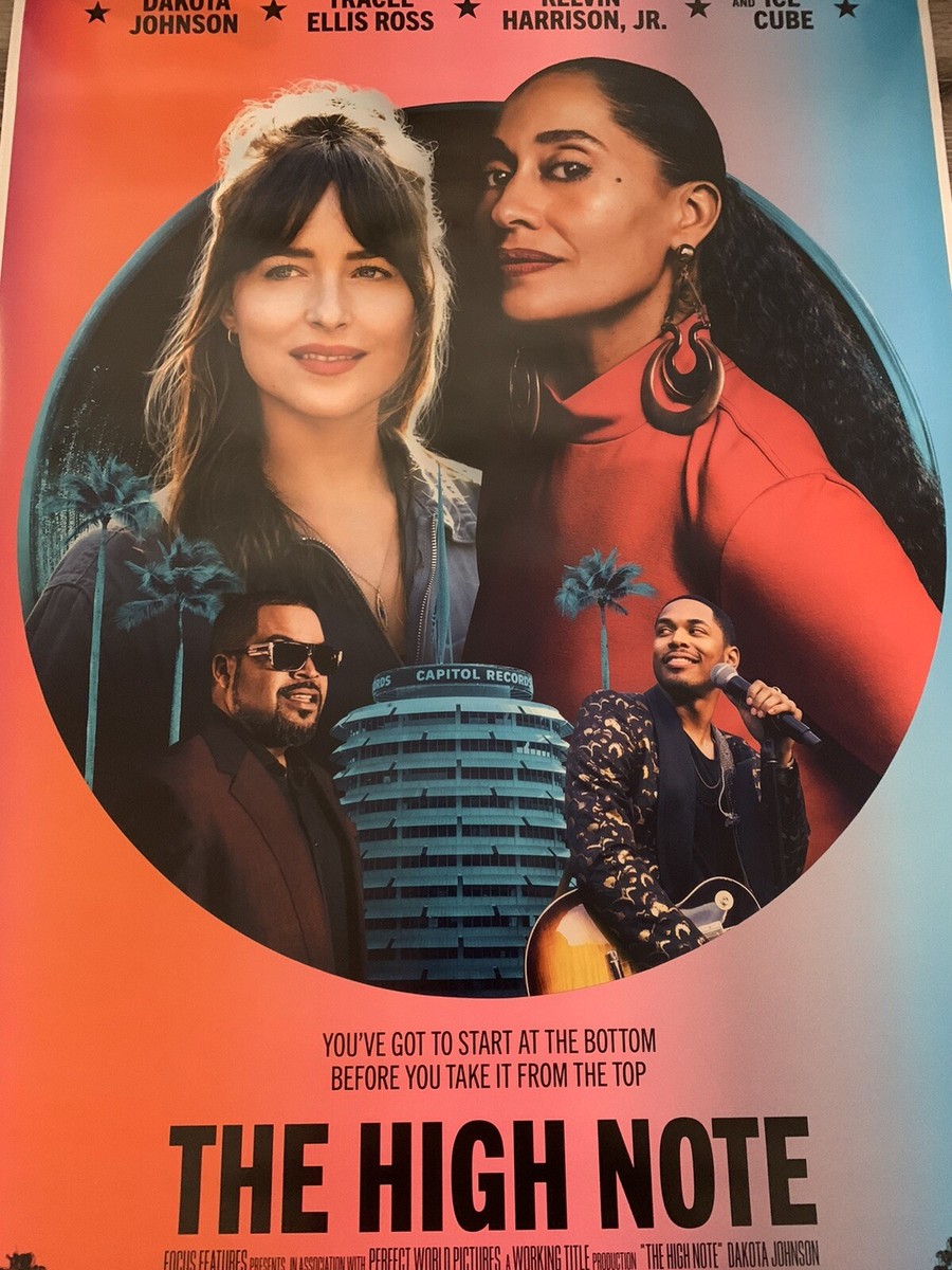 The High Note Movie Poster Ice Cube Dakota Johnson Theater