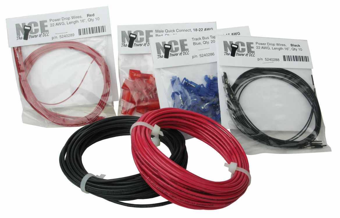 【more】DCC NCE DCC Layout Wiring Kit DCC Main Bus 25' 7.6m, Feeders