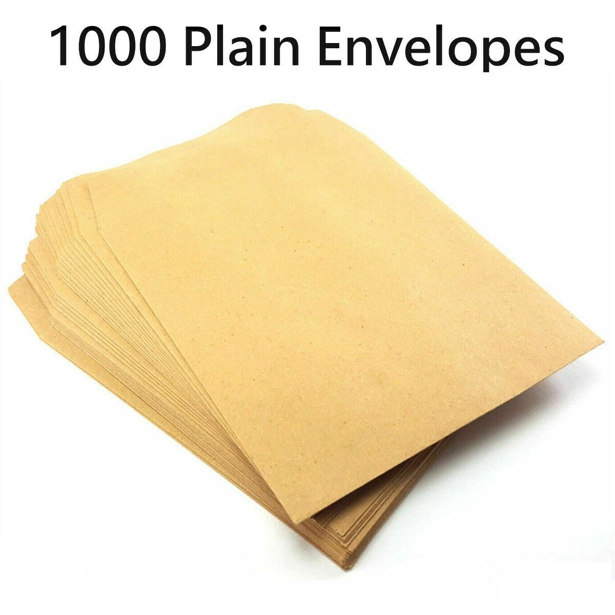 Plain Wage Envelopes 1000 Square Brown Envelopes 