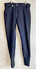 Bradley By Smartpak Women's Size 30 Long Equestrian Riding Pants Black Pockets