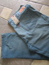 NEW LEVIS 527 SLIM BOOTCUT JEANS MENS 42X32 055270398  FREE SHIP