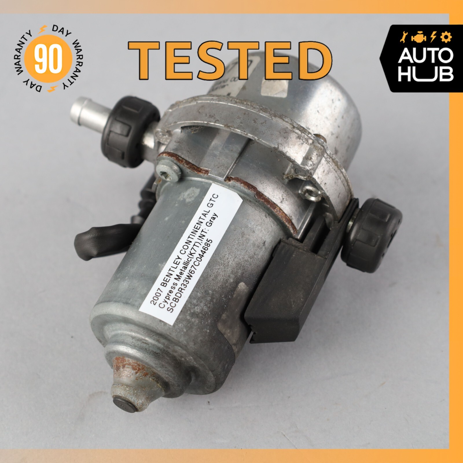 03-12 Bentley Continental GTC GT Flying Spur Brake Booster Vacuum Pump OEM