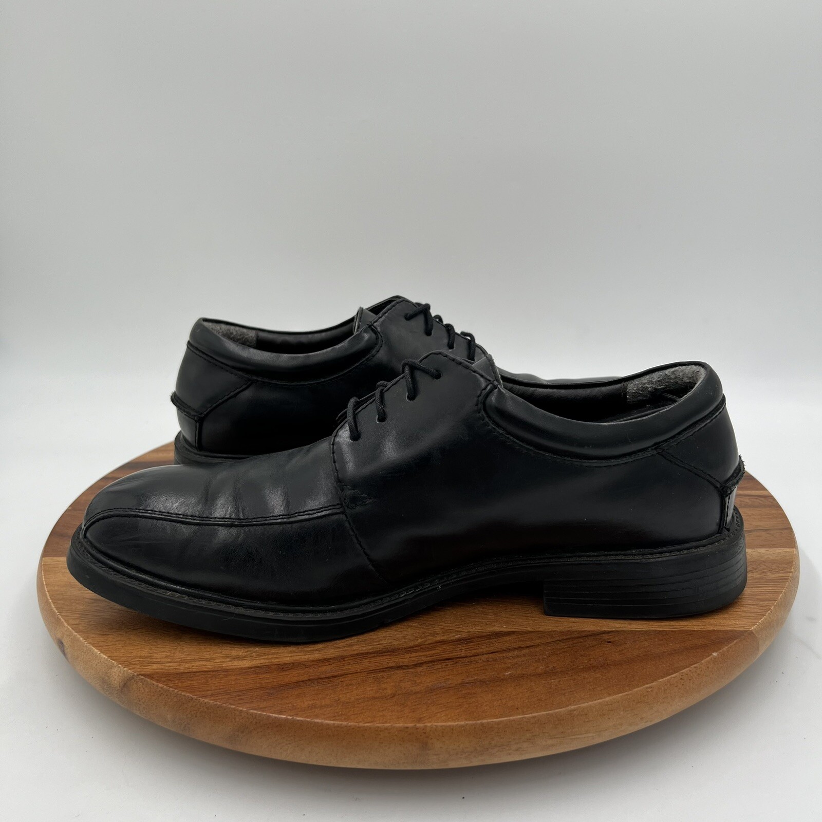 SAOLA Scarpe Oxford da uomo Nunn Bush Marcell punta da bici 83364 01 taglia 9 5 pelle nera