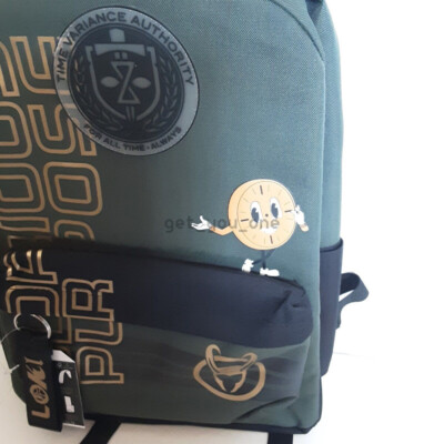 NWT Marvel Loki Glorious Purpose Backpack Bag Green 12.5 display picture 1