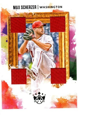 2020 Diamond Kings DK Quad Materials #DKQ-MX Max Scherzer