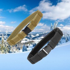 Military Tactical Sports Adjustable Belt with Plastic Buckle Army Fan Waistband