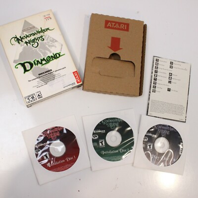 Neverwinter Nights Diamond Online PC DVD-ROM Atari Authentic Manual Case Game