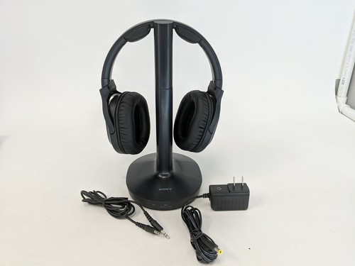 Sony WHRF400 RF Wireless Headphones, Black, WHRF400 27242914001 | eBay