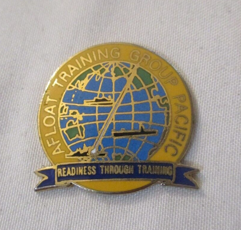 US Navy Afloat Training Group Pacific Name Tag Emblem | eBay