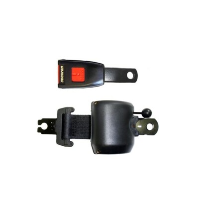 SECURON Seat Belt - Retracting Lap With MU & Electric Switch Buckle - Black 2220