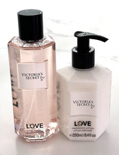 Victoria's Secret Love Fragrance Lotion Fragrance Mist Bundle