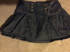 Girls Gymboree denim skirt size 6 EUC