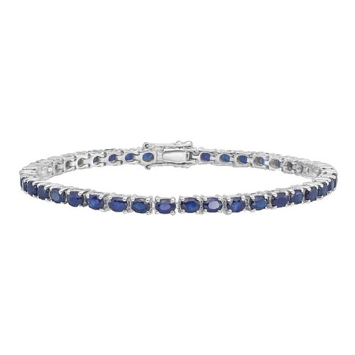 Bracelet rivière de rubis 2.10 carats et diamants 0.96 carat or jaune 13.95g