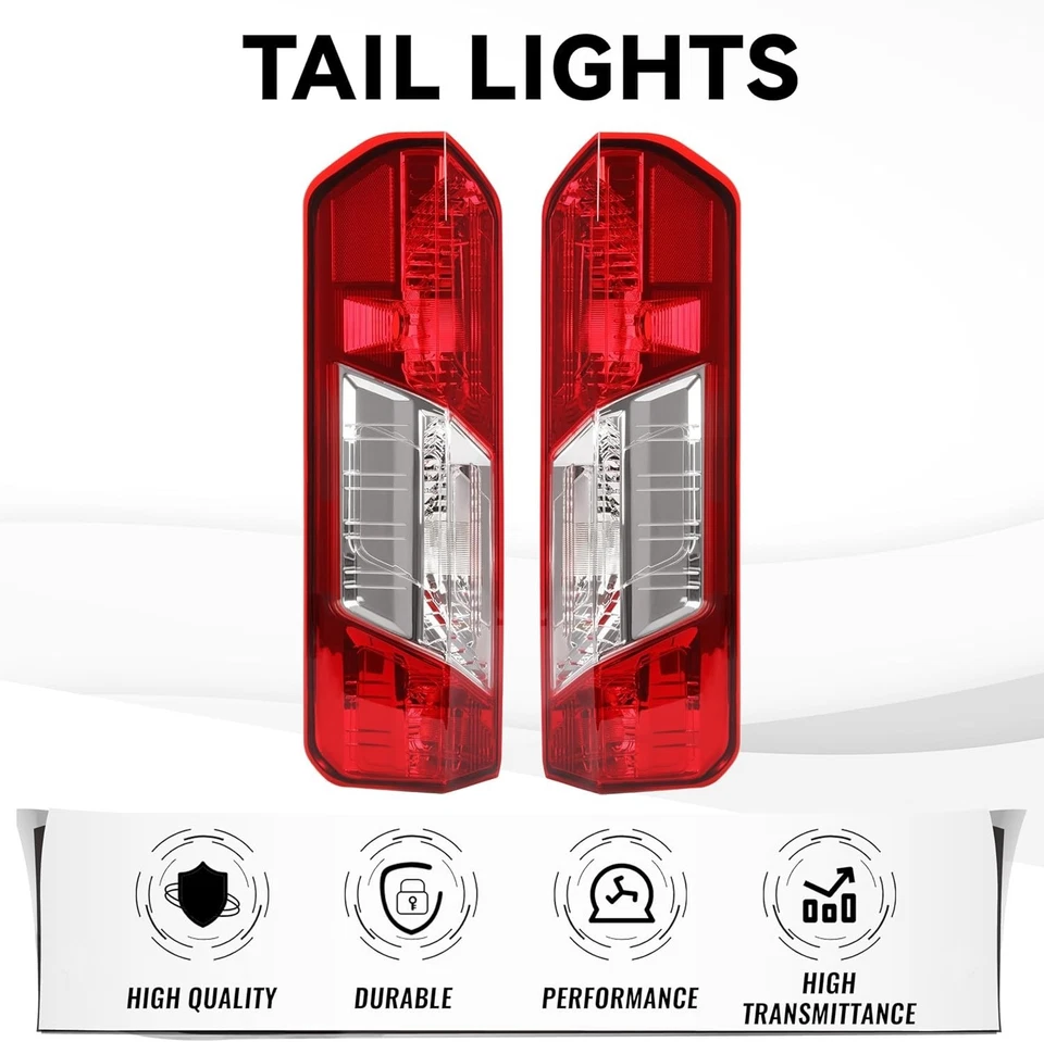 Par de luces traseras HECASA compatibles con Ford Transit 150 250 350 350 2015-2022... Foto 2 de 4