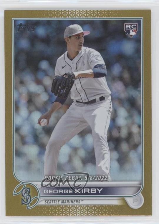 2022 Topps Update Rookie Debut Gold Foil George Kirby #US290 Rookie RC w1s
