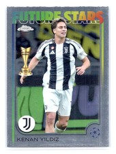 2025 Topps Chrome UEFA #59 Kenan Yildiz Future Stars Juventus