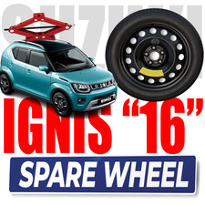 Platzsparend Notrad 16 " Suzuki Ignis Swift 4-Loch Wagenheber 1T Gratis dazu