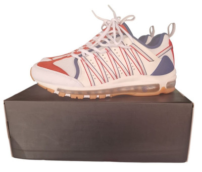 Nike Air Max 97 / Haven / Clot Herren Sneaker weiß / blau / rot Gr. 42,5 UK 8