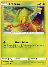 Pokémon TCG Treecko #20/214 SM - Lost Thunder NM on eBay