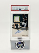 KENNETH GAINWELL 2021 Immaculate Dua Patch Rpa Rookie On-Card Auto SSP /25 PSA 9