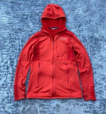 Norrona Falketind Warm1 Stretch Zip Hoodie Women S Crimson Kick Polartec Fleece