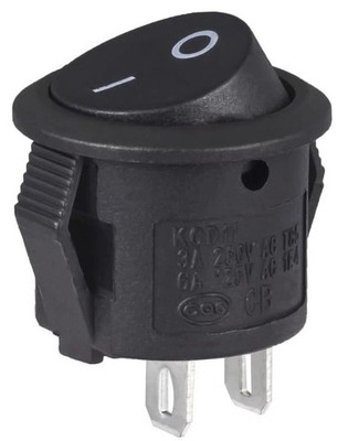 Mini Round Rocker Switch KCD11 12V-250V 6 PIN on-off SPST