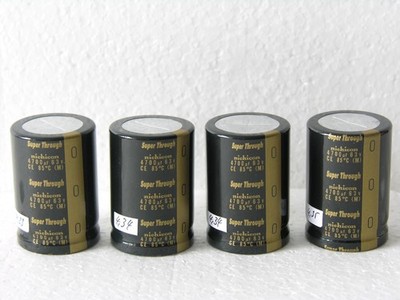 Nichicon KG Super Through AUDIO Kondensator 4700uF 63V neu quad