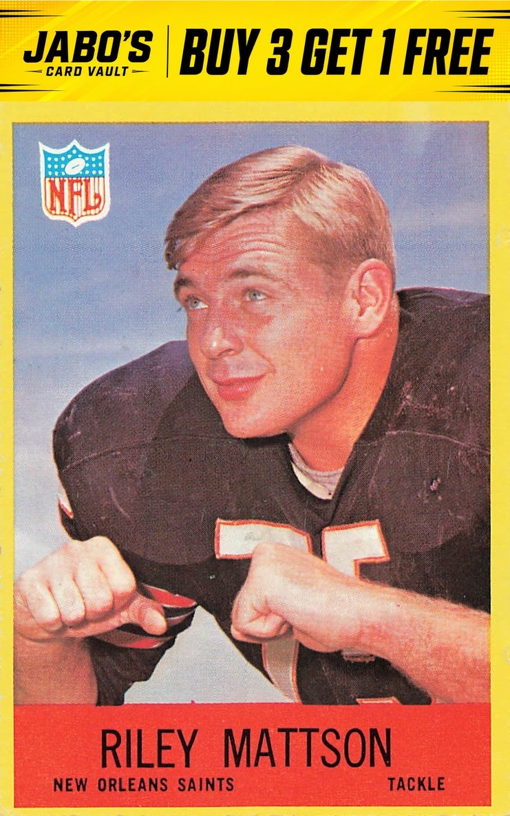 1967 Philadelphia #127 Riley Mattson Vintage Football Card