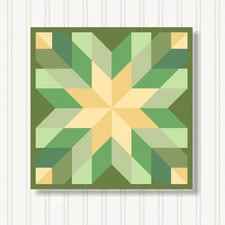 Barn Quilt Square, 8 Sizes, Outdoor & Indoor Wall Art, Home Decor, BQ110-20