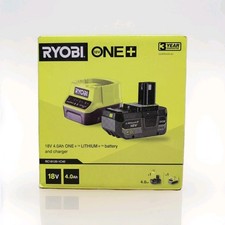 Ryobi 18V 4.0Ah ONE+™ Lithium+™ Battery & Charger